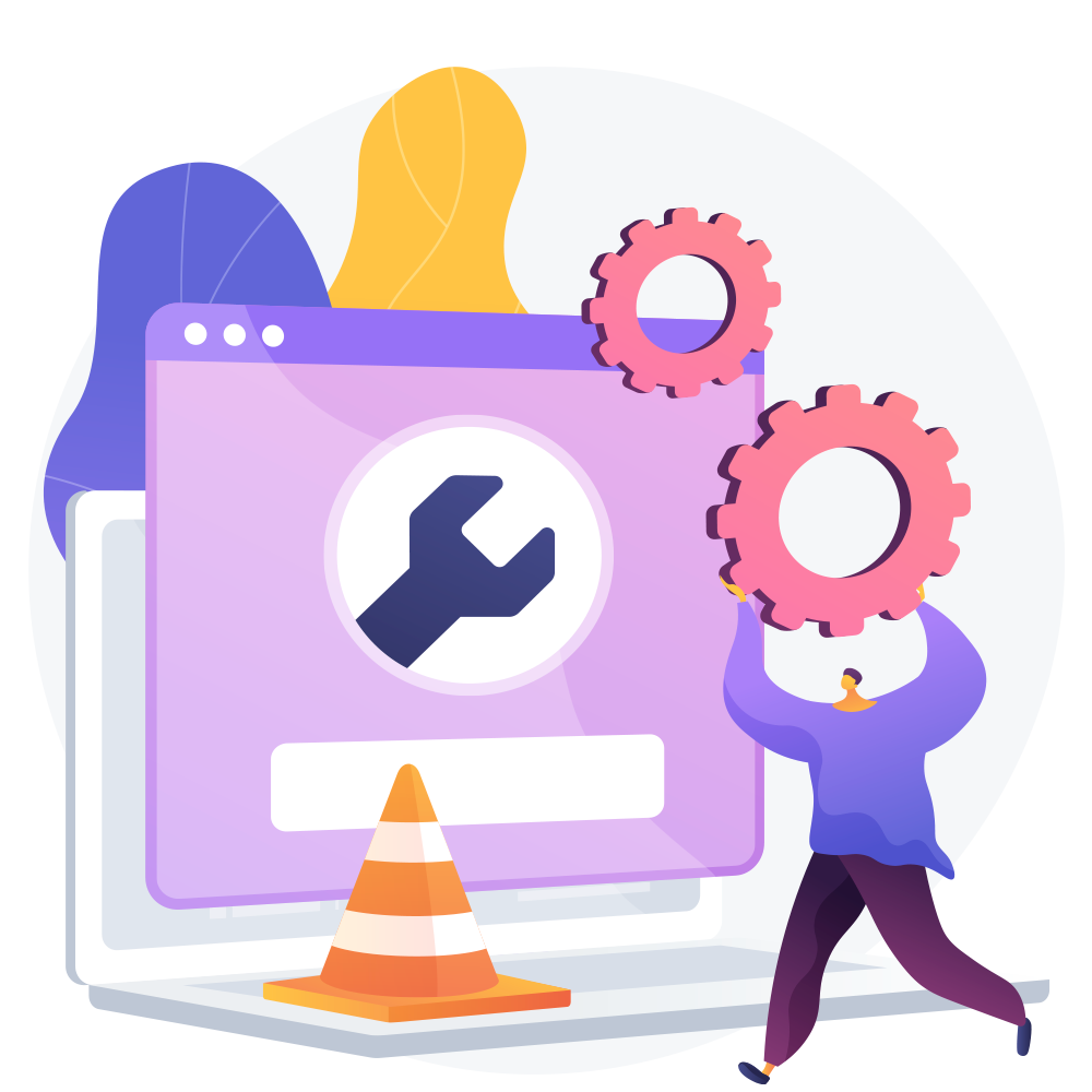 imagem ilustrando a manutenção de uma página